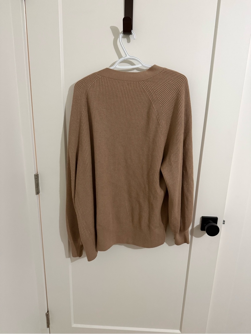 Babaton Ribbed Button-Front Cardigan - Tan - Picture 3 of 3